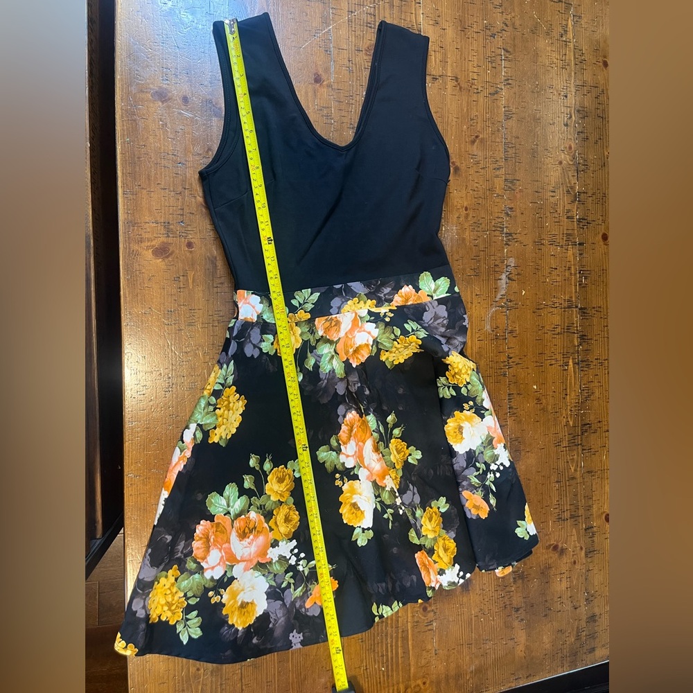Miusol Black‎ Floral Backless Dress Women’s Medium - Picture 8 of 9